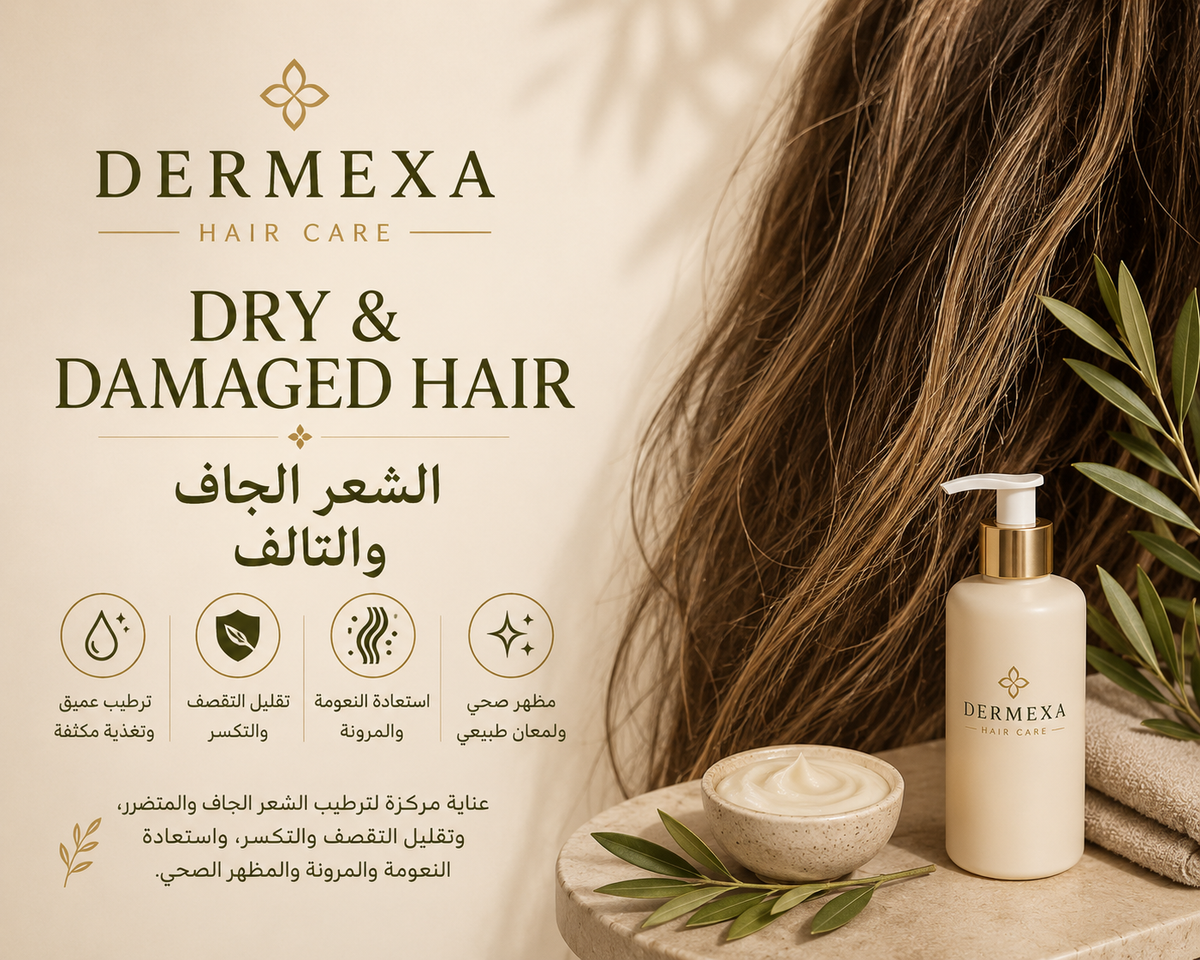 Dry & Damaged Hair | العناية بالشعر الجاف والتالف