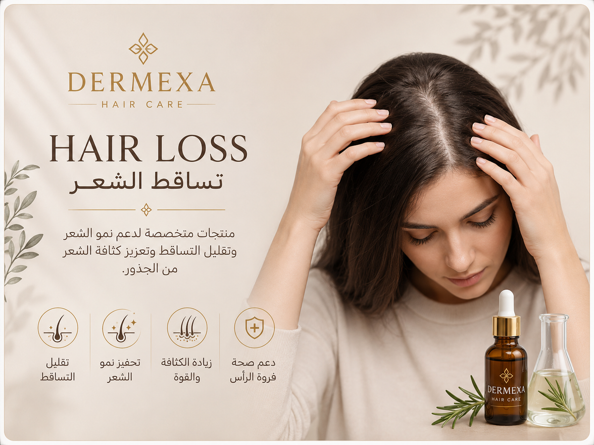 Hair Loss & Scalp Support | العناية بتساقط الشعر وفروة الرأس