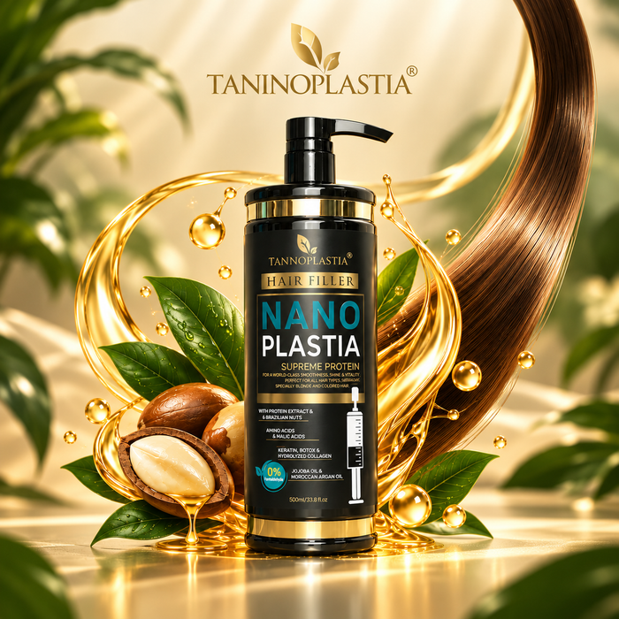 Taninoplastia Hair Filler Nano Plastia Supreme Protein 1000 ml| فيلر نانو بلاستيا لتنعيم وتقوية الشعر