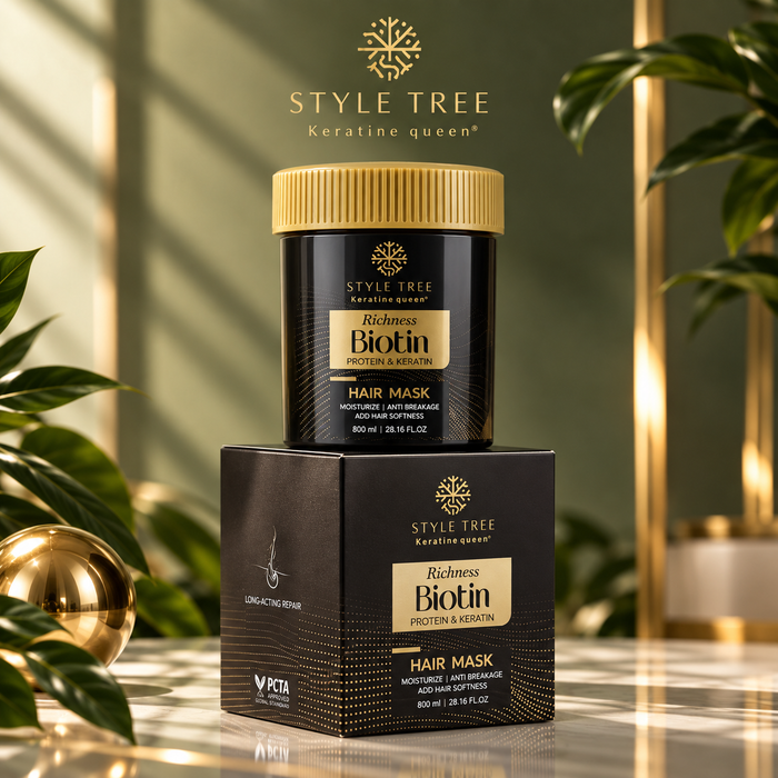 Style Tree Biotin Protein & Keratin Hair Mask 800ml | ماسك البيوتين والبروتين والكيراتين للشعر