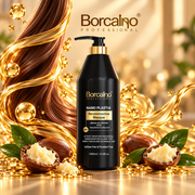 Borcalno Nano Plastia & Botox Hair Straightening Treatment Set – Glyoxylic Acid – 0% Formaldehyde