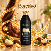 Borcalno Nano Plastia & Botox Hair Straightening Treatment Set – Glyoxylic Acid – 0% Formaldehyde