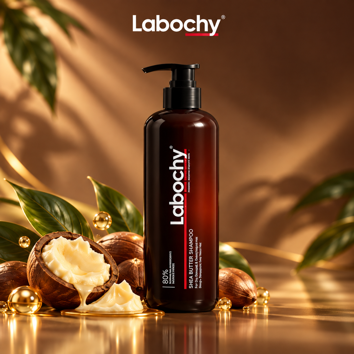 Labochy Shea Butter Repair Shampoo | شامبو زبدة الشيا لترطيب وإصلاح الشعر